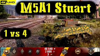 World of Tanks M5A1 Stuart Replay - 12 Kills 2.4K DMG(Patch 1.4.1)