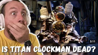 IS TITAN CLOCKMAN DEAD? skibidi toilet multiverse 010 (FIRST REACTION!)