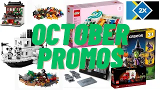 Lego October GWP's - Full Details