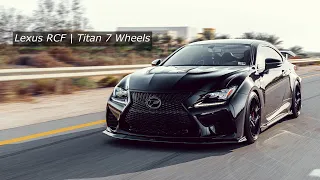 Lexus RCF Titan 7 Wheels | 4k