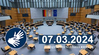 Plenarsitzung 07.03.2024