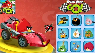 Angry Birds Go Android Gameplay Walkthrough | RED vs All Bosses