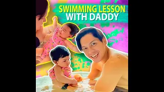 Swimming lesson with daddy | KAMI | Carlo Aquino is always amazed how happy his daughter