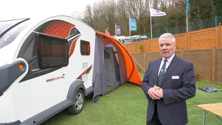 Swift Basecamp 2 2021 Model Demonstration Video including Vango Airbeam Awning RVA1