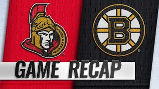 Bergeron’s fourth hatty powers Bruins past Senators