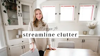 How to Make Your Home Look Minimalist | 10 Ways to Streamline Clutter