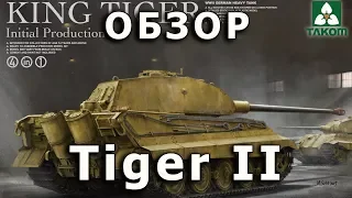 Обзор Королевский Тигр - немецкий танк модель Takom 1/35 (King Tiger Initial tank model review 1:35)