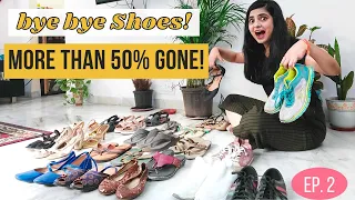 Shoe Declutter | My Minimalist Shoe Collection | Declutter With Me Ep 2 with a Fun Twist!