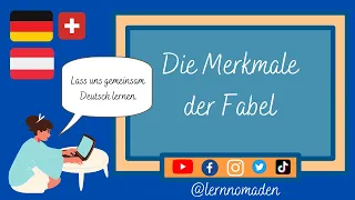 Die Fabel Merkmale