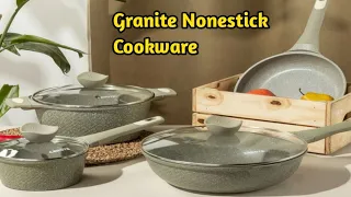 Unboxing & Review Carote Nonestick Granite Cookware Set/ Healthy Cookware/कोनसा कुकवैर खरीदें रिव्यू