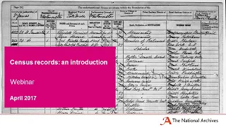 Census records: an introduction