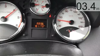 PEUGEOT 207 1.4 HDI 50KW 0-1'00KM/H Acceleration