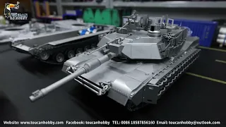 Full Metal 1:16 Military Tank 3918 Abrams M1A2, different upgrade armor,TK16 & i6s & DIY your choice