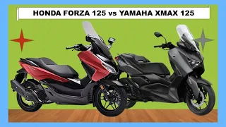 ➤ HONDA FORZA 125 vs YAMAHA X-MAX 125 Comparativa en español 2023 #hondaforza125 #yamahaxmax