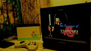Gaming on CRT | Switch 240p RGBS | The Revenge of Shinobi [SEGA Genesis] | Sony PVM 9L2