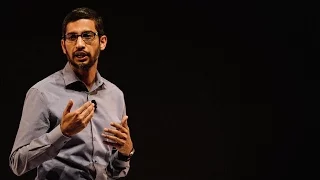 Google CEO Sundar Pichai interacts with students in Delhi