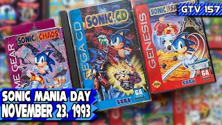 Sonic Mania Day: November 23, 1993 - Sonic CD, Sonic Spinball & Sonic Chaos Released On One Day!