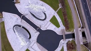 The Kelpies, Helix Park - FALKIRK, First fly about