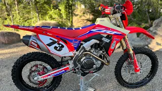 Modified 2022 Honda CRF450X. #crf450x