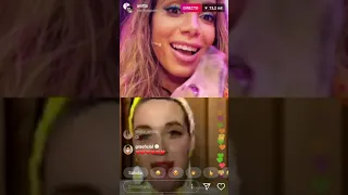 Anitta & Katy Perry on Instagram Live 14-05-20