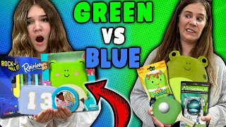 Blue Vs Green Shopping Challenge At Learning Express!