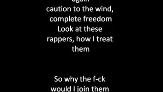 Eminem- No Love (lyrics on screen)