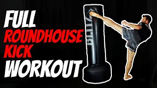 Full Roundhouse Kick Workout For Kickboxing, Muay Thai, Karate & MMA