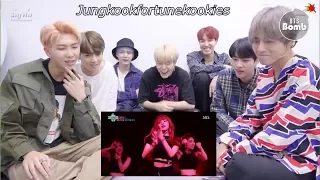 BTS reaction to BLACKPINK 'YONCÉ' [FMV]