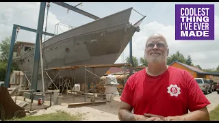 Man Builds 74ft. Boat in Front Yard  - COOLEST THING I'VE EVER MADE - EP12