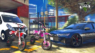 COURSE POURSUITE APRÈS LE VOL DE PLUSIEURS POCKET BIKES | GTA V RP MOD