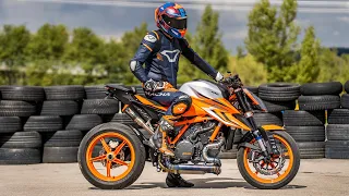 KTM 1290 SUPER DUKE R EVO 2022 -  acceleration test 0-200km/h & time attack | RokON VLOG #131