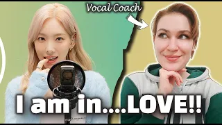 TAEYEON (태연) - Dingo Killing Voice (딩고 뮤직) - VOCAL COACH REACTION ...I am in LOVE!!