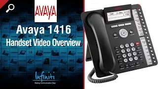 Avaya 1416 Handset Video Overview [Infiniti Telecommunications]