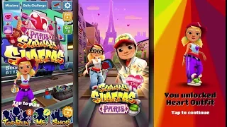 Subway Surfers Paris - Tricky Heart Outfit valentine's day special Gameplay