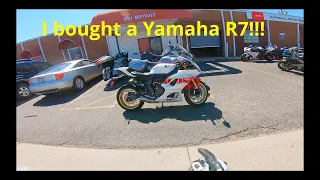 I bought a Yamaha R7! first ride and review