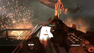 COD ghosts oil rig explosion scene