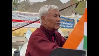 THUPSTAN CHHEWANG VISITED HUNGER STRIKE POINT | 6TH SCHEDULE FOR LADAKH