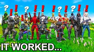 I Pretended To Be EVERY Boss In Fortnite History