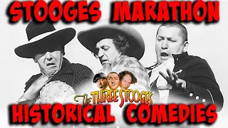 THREE STOOGES MARATHON - Period Comedies FOUR HOURS OF THE THREE STOOGES