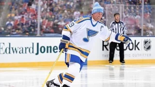 St. Louis Blues vs Chicago  Blackhawks Winter Classic Alumni Game Highlights