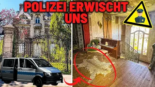 LOSTPLACE // POLICE SURROUNDED👮‍♀️ us in an ABANDONED MILLION HORROR VILLA🏛️in FRANCE! 😱