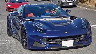 【大黒PA】新春スーパーカー加速サウンド‼️アヴェンタドールSVJ, F12 N-largo, GT3RS, 765LT, ウラカン, ディアブロ, ローライダー, 488, など‼️