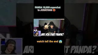 Panda 🐼 10,000 Superchat to Janathan😱 || watch till the end 😱 #shorts #pubg #panda #jonathan