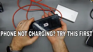 Phone won't charge - try this quick and simple fix