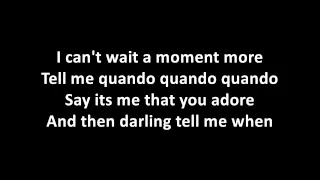 Michael Buble feat. Nelly Furtado - Quando Quando Quando (lyrics on screen)