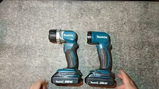 Фонарь  Makita DEADML808 сравниваю с Makita DML815 DEBDML815 опять про фонари у себя я оставил 815й