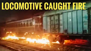 Dangerous Wheel Slip | Fire Caught in Electric Locomotive WAG5