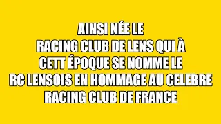 HISTOIRE DU RC LENS (ecourtee)