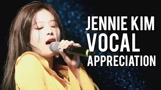 BLACKPINK JENNIE VOCAL APPRECIATION (Singing Live Compilation)