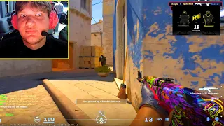 S1MPLE PLAYS HIS FIRST CS2 MATCH ON FACEIT!!